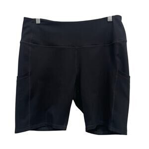 Zella Black Athletic Biker Shorts Size L